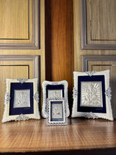 Pure Silver Ganesha Pearl Frame Idol