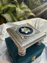 Pure Silver Meenakari Chowki