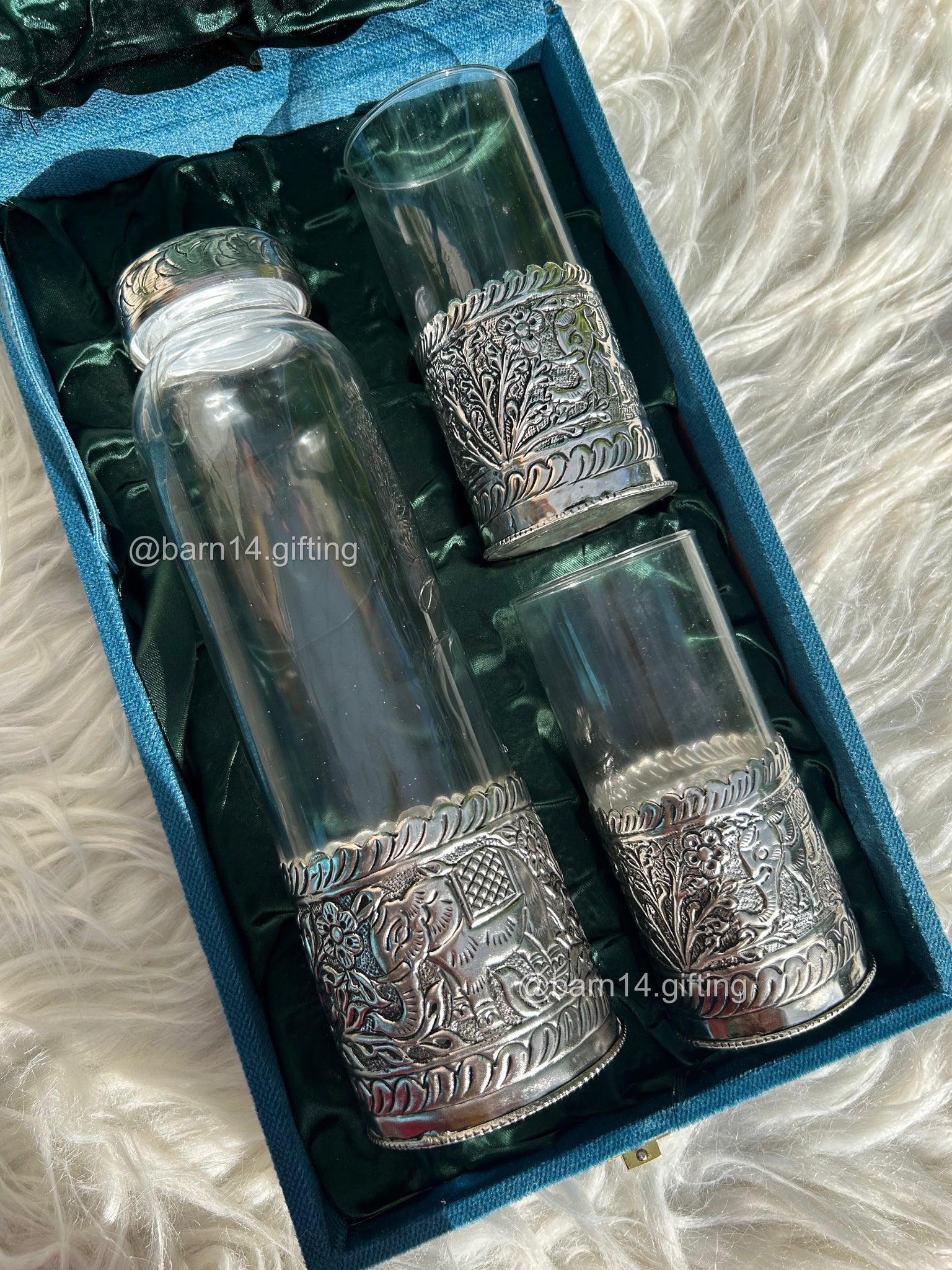 Elephant Glass Bottle Set