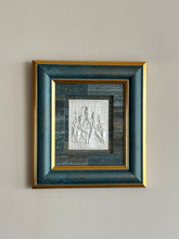 Pure Silver Shiv Pariwar Gold Border Frame Idol