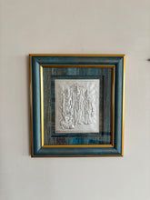 Pure Silver Ram Darbar Gold Border Frame Idol