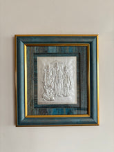 Pure Silver Ram Darbar Gold Border Frame Idol