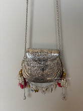 Silver festive clutch bag for haldi, mehendi and Sindhara gifts
