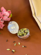 Peacock Ornamental Box- Round