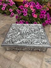 Floral Design Rectangle Chowki