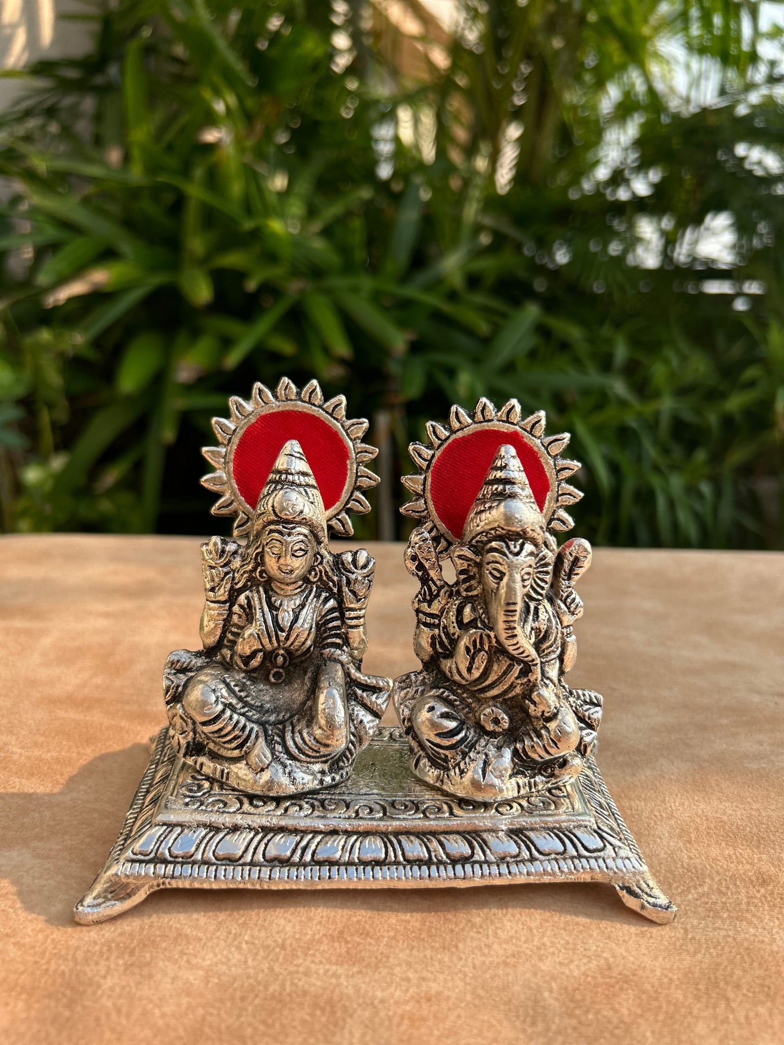 Ganesha Laxmi on Chowki