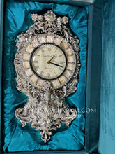Pure Silver Mother of Pearl Clock