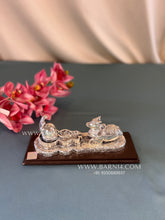 Pure Silver Shivling with Nandi