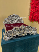 Pure Silver Royal Mayur Bed