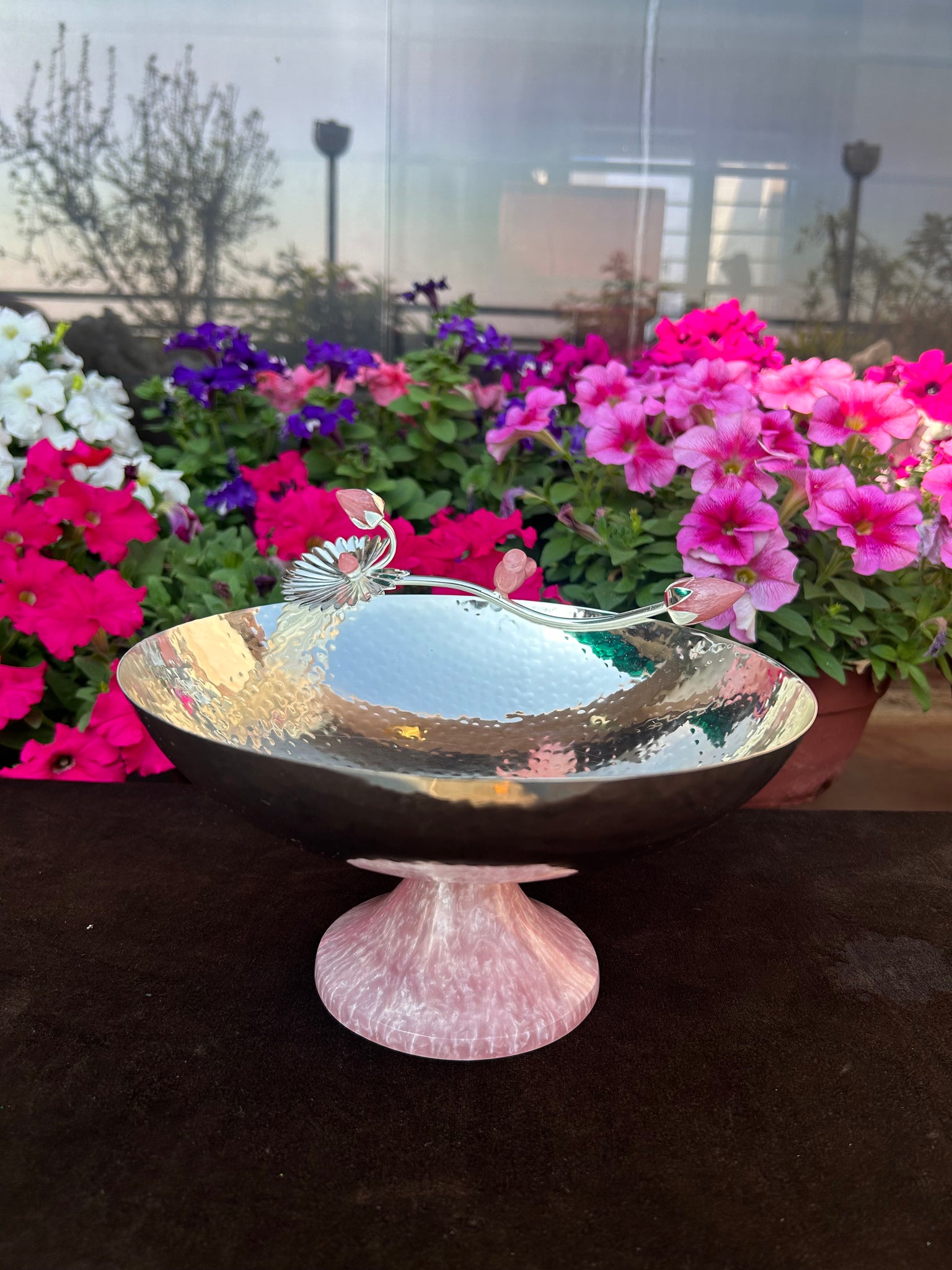 Tulip Love Bird Resin Bowl