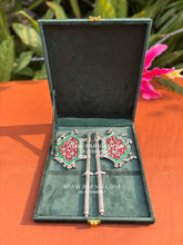 German Silver Meena Pankhi Pair