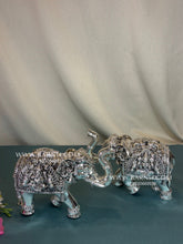 Pure Silver Ganesh Laxmi Elephant Pair