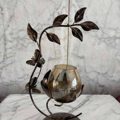 Leaf Design Candle Holder