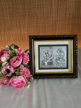 Pure Silver Ganesh Lakshmi Frame Idol