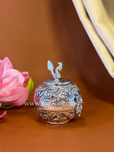 Peacock Ornamental Box- Round