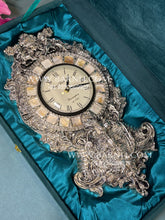 Pure Silver Mother of Pearl Clock