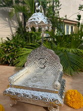 Silver Plated Singhasan- Rectangle