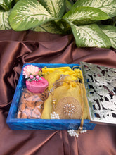 Square Blue Resin Box