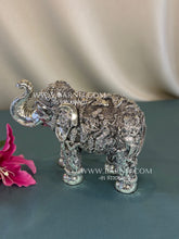 Pure Silver Radha Krishna Elephant Pair
