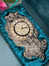 Pure Silver Mother of Pearl Clock