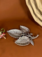 German Silver Three Leaf Tray