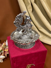 Peacock with Round Diya Base