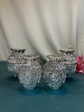 Pure Silver Swastik Kalash Pair