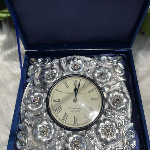 Pure Silver Clock