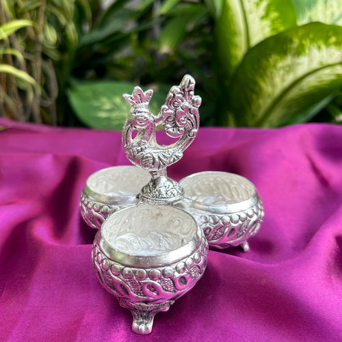 Carved Peacock Bowl