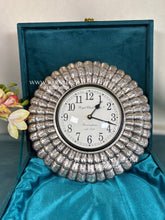 Pure Silver Mor Pankh Clock