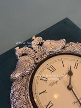 Pure Silver Swan Clock