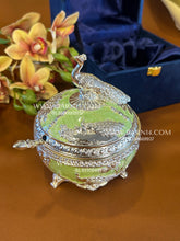 Enamel Peacock Mahal Sugar Pot