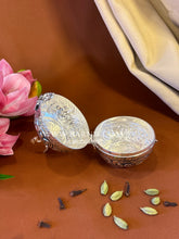 Peacock Ornamental Box- Round