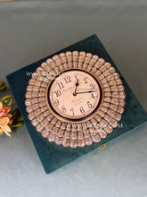 Pure Silver Mor Pankh Clock