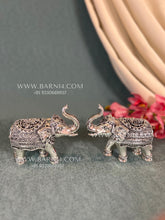 Pure Silver Gajraj Elephant Pair