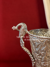 Peacock Handle Flower Vase