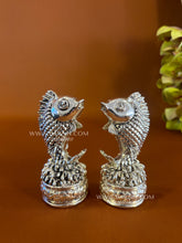 Pure Silver Fish Pair