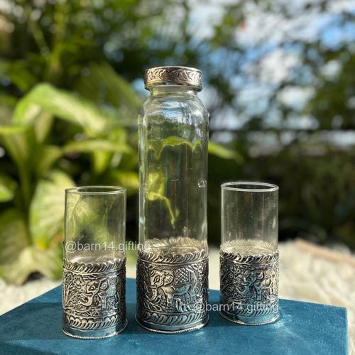 Elephant Glass Bottle Set