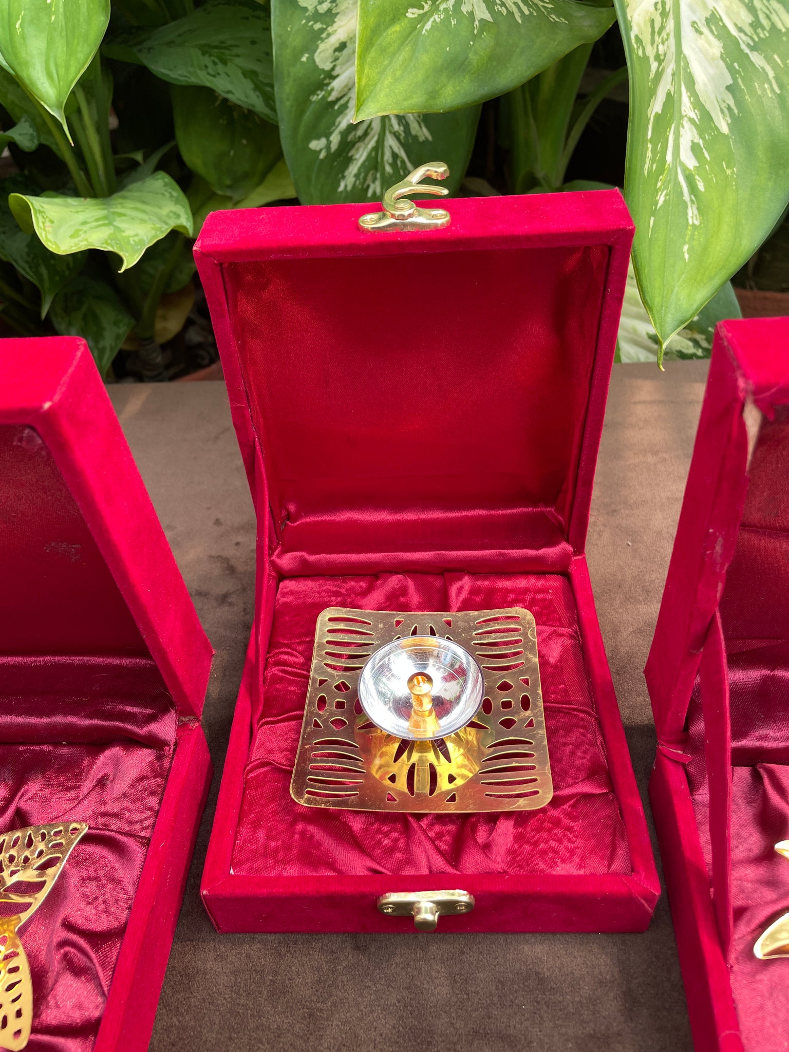 Square Diya with Box