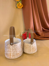 Leather Handle Basket