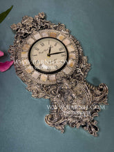 Pure Silver Mother of Pearl Clock