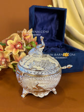 Enamel Peacock Mahal Sugar Pot