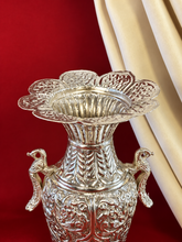 Double Peacock Lotus Flower Vase