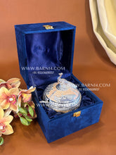 Enamel Peacock Mahal Sugar Pot