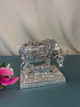 Pure Silver Laxmi Cow and Calf