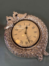 Pure Silver Swan Clock