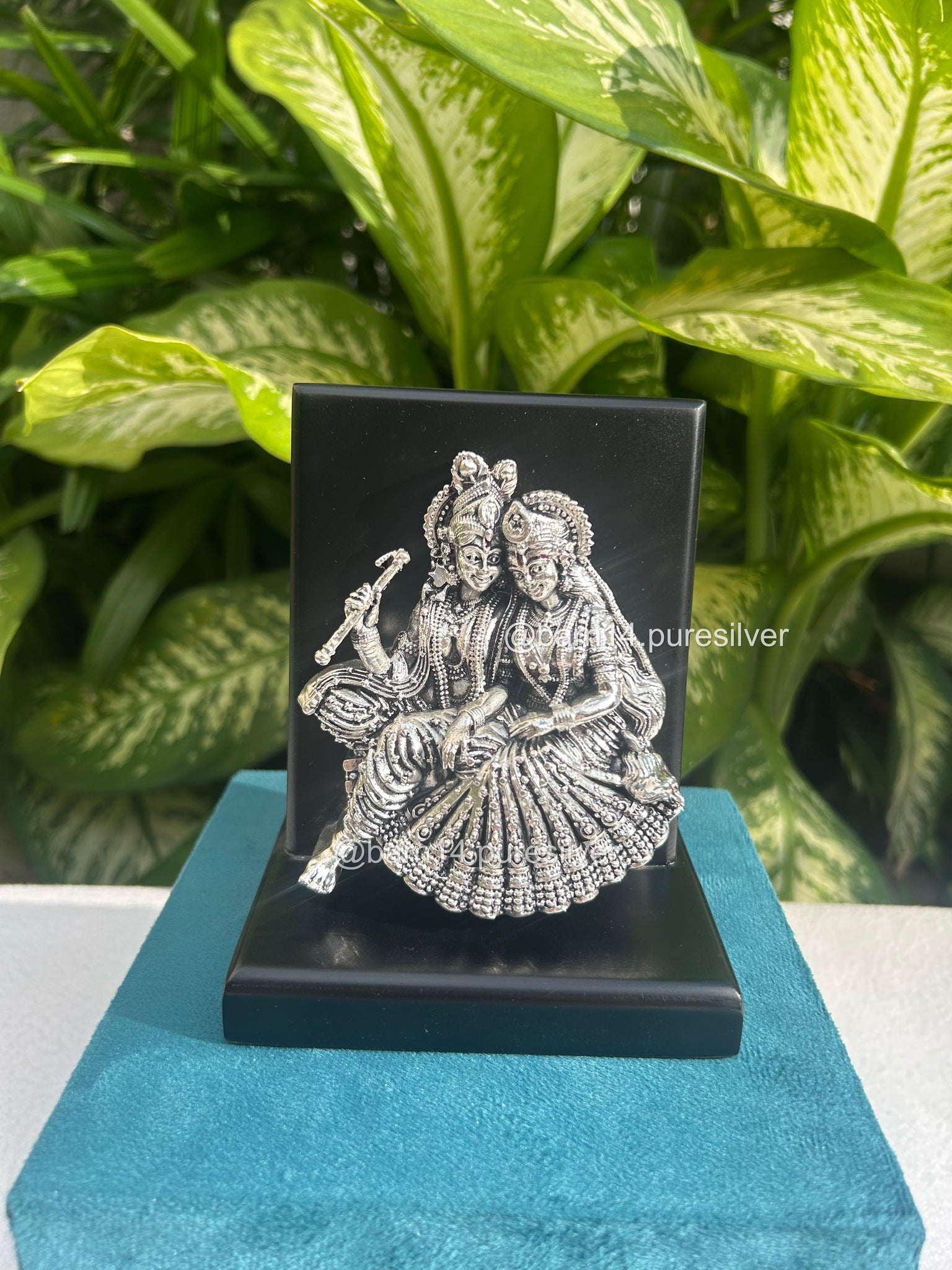 Pure Silver Radha Kishan Stand