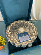 Pure Silver Elephant Leg Meenakari Chowki
