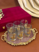 Mehmaan Nawazi Set of 6- Gold