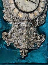 Pure Silver Mother of Pearl Clock
